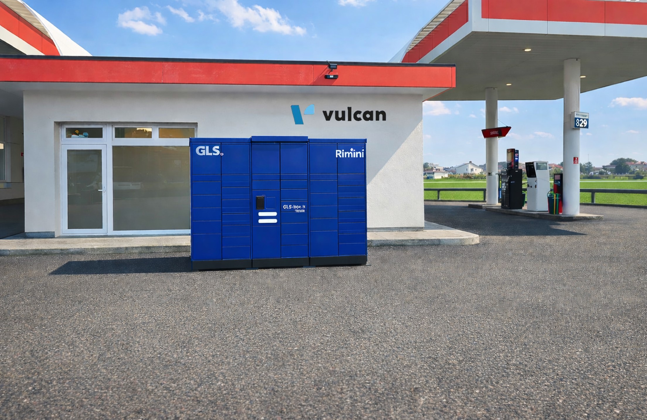 GLS espande la rete di ritiro: arrivano i nuovi Locker presso le stazioni di rifornimento VULCAN