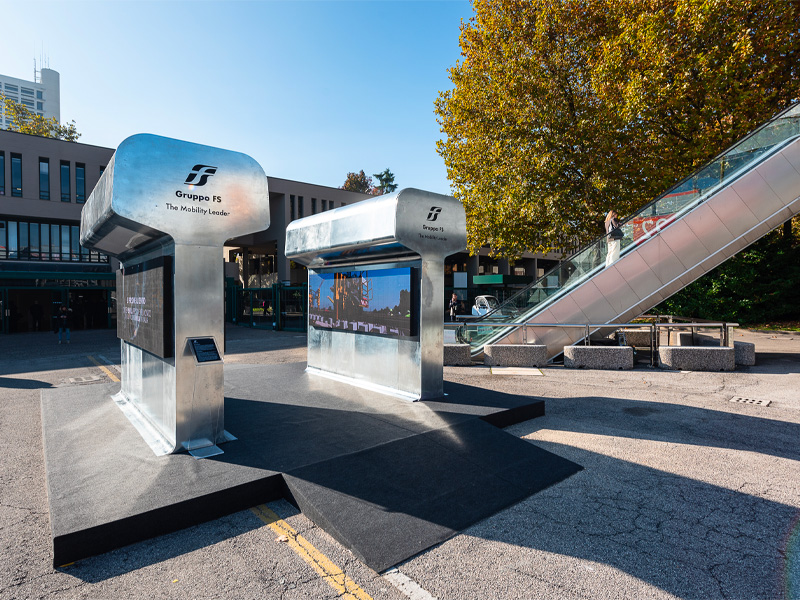 Arte e mobilità a Cortina: il Gruppo FS inaugura l’installazione 