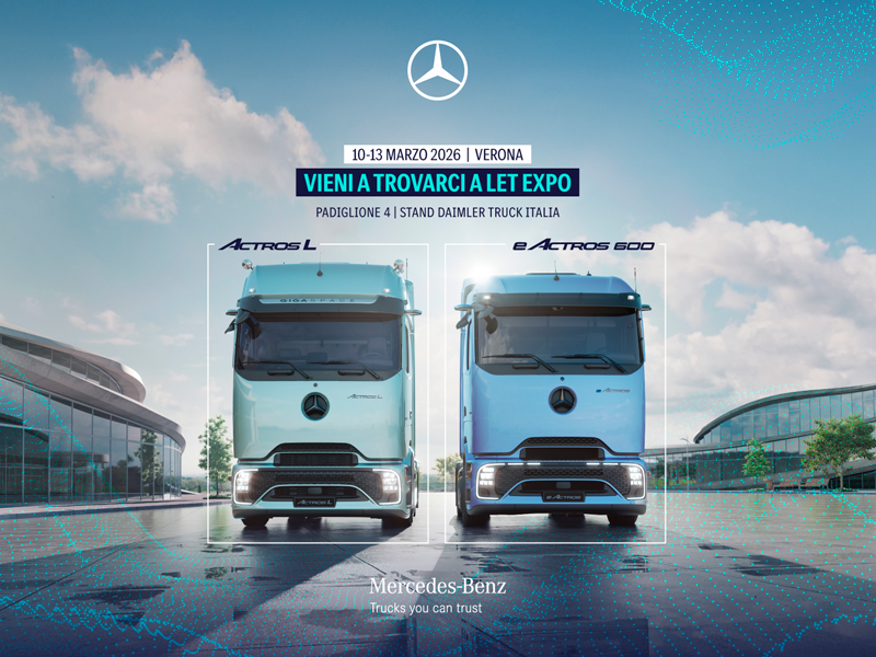 Daimler Truck Italia a LetExpo 2026: il futuro del trasporto tra elettrificazione e alta efficienza