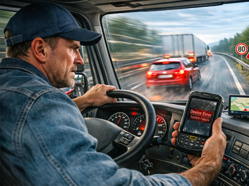 Logistica: i guasti ai dispositivi mettono a rischio la sicurezza stradale