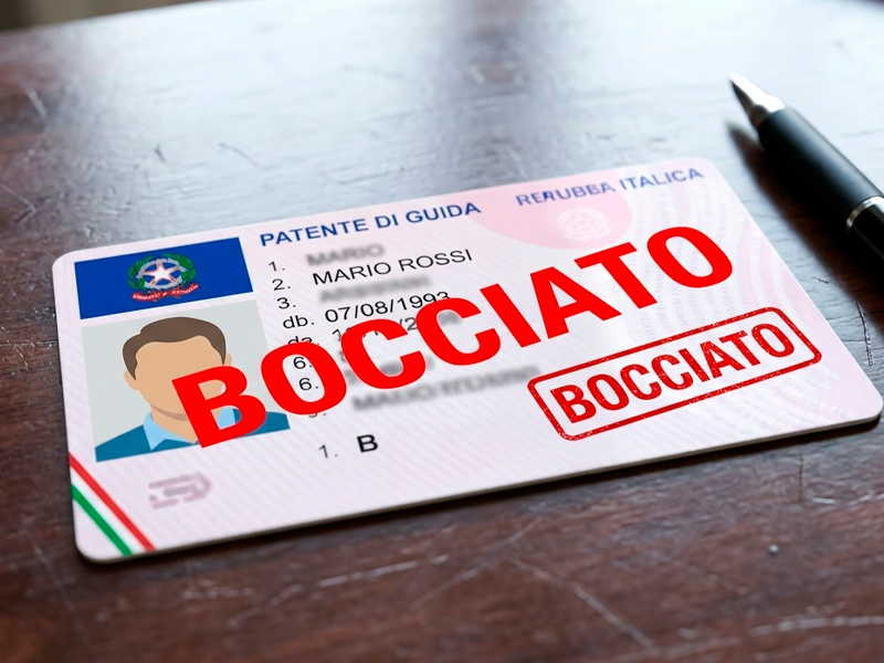 Patente di guida: se rifacessimo l'esame oggi, solo l'8% degli italiani lo supererebbe